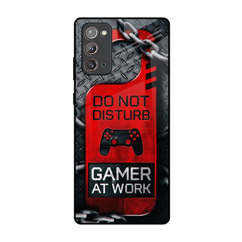 Do No Disturb Samsung Galaxy Note 20 Glass Back Cover Online