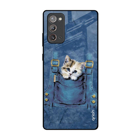 Kitty In Pocket Samsung Galaxy Note 20 Glass Back Cover Online