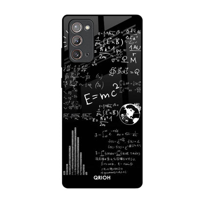 Funny Math Samsung Galaxy Note 20 Glass Back Cover Online
