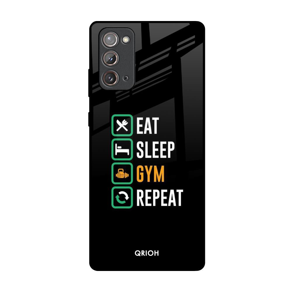 Daily Routine Samsung Galaxy Note 20 Glass Back Cover Online