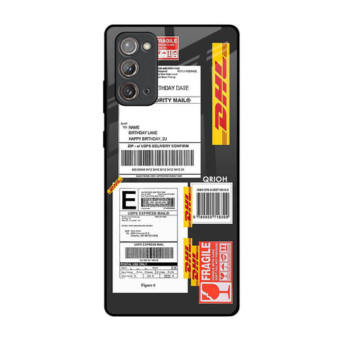 Cool Barcode Label Samsung Galaxy Note 20 Glass Back Cover Online
