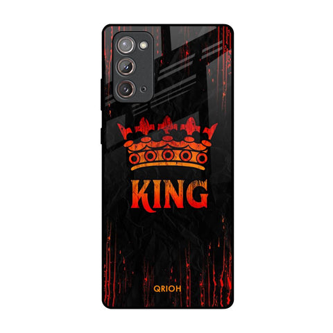 Royal King Samsung Galaxy Note 20 Glass Back Cover Online