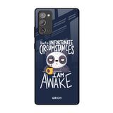 Struggling Panda Samsung Galaxy Note 20 Glass Back Cover Online