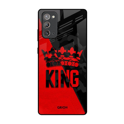 I Am A King Samsung Galaxy Note 20 Glass Back Cover Online
