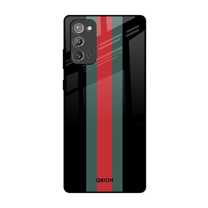 Vertical Stripes Samsung Galaxy Note 20 Glass Back Cover Online