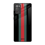 Vertical Stripes Samsung Galaxy Note 20 Glass Back Cover Online
