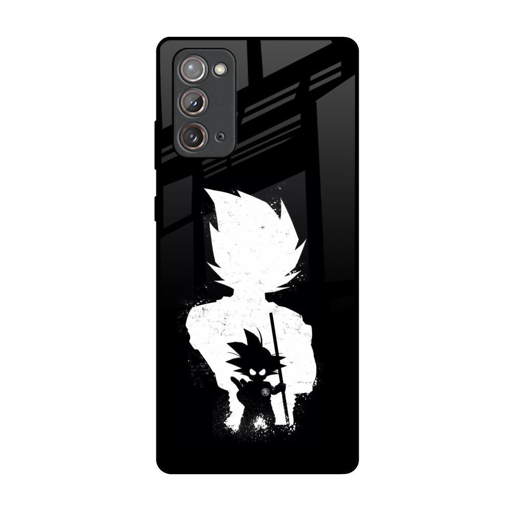 Monochrome Goku Samsung Galaxy Note 20 Glass Back Cover Online