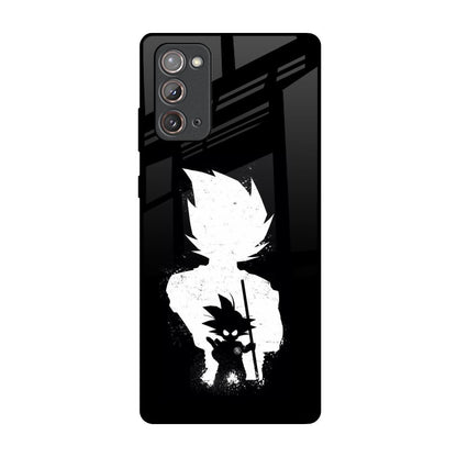 Monochrome Goku Samsung Galaxy Note 20 Glass Back Cover Online