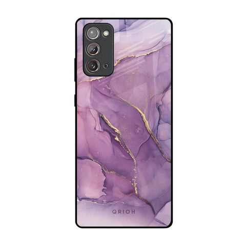 Purple Gold Marble Samsung Galaxy Note 20 Glass Back Cover Online