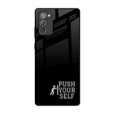 Push Your Self Samsung Galaxy Note 20 Glass Back Cover Online