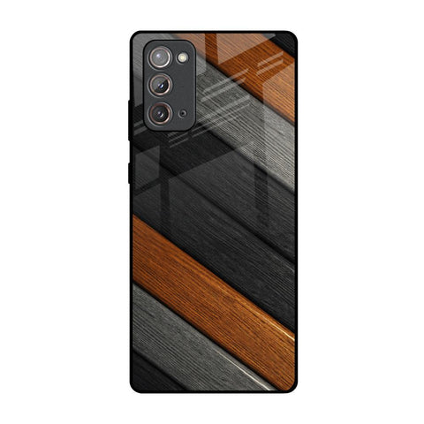 Tri Color Wood Samsung Galaxy Note 20 Glass Back Cover Online