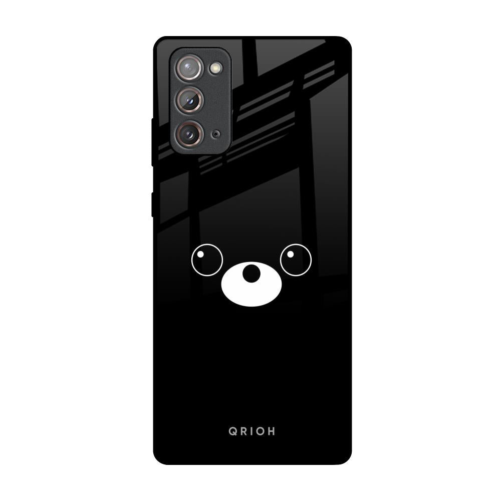 Cute Bear Samsung Galaxy Note 20 Glass Back Cover Online
