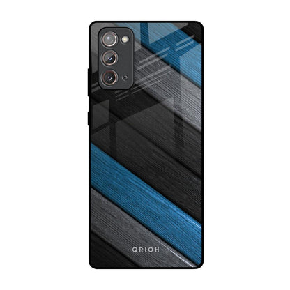 Multicolor Wooden Effect Samsung Galaxy Note 20 Glass Back Cover Online