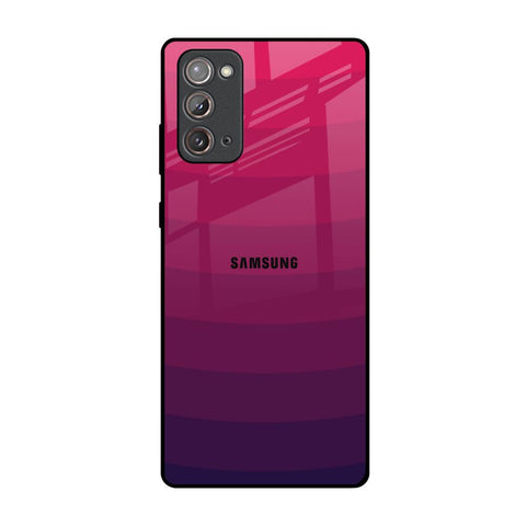 Wavy Pink Pattern Samsung Galaxy Note 20 Glass Back Cover Online