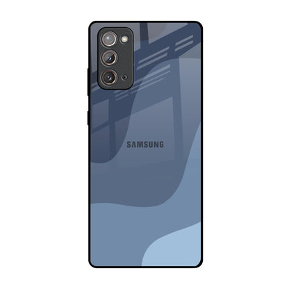 Navy Blue Ombre Samsung Galaxy Note 20 Glass Back Cover Online