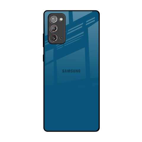 Cobalt Blue Samsung Galaxy Note 20 Glass Back Cover Online