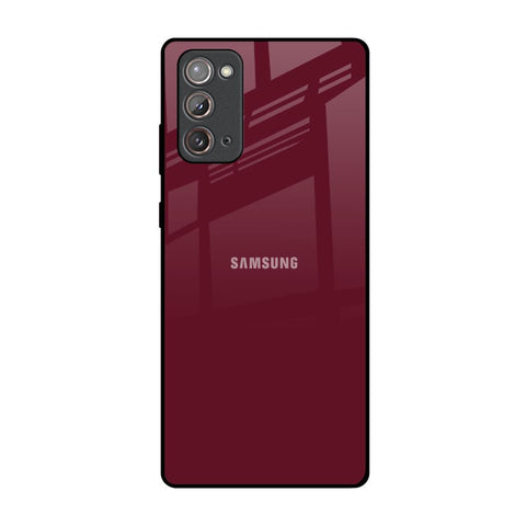 Classic Burgundy Samsung Galaxy Note 20 Glass Back Cover Online