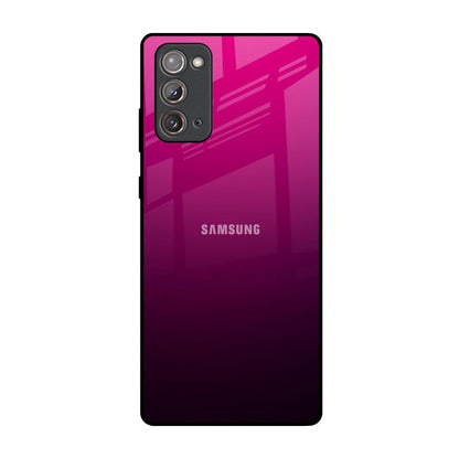 Purple Ombre Pattern Samsung Galaxy Note 20 Glass Back Cover Online