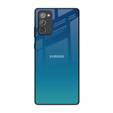 Celestial Blue Samsung Galaxy Note 20 Glass Back Cover Online