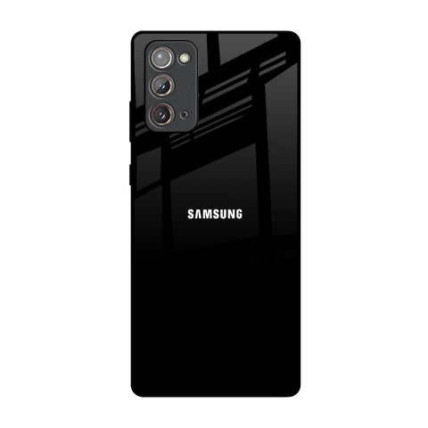 Jet Black Samsung Galaxy Note 20 Glass Back Cover Online