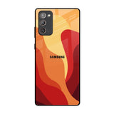 Magma Color Pattern Samsung Galaxy Note 20 Glass Back Cover Online