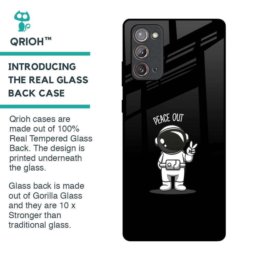 Peace Out Astro Glass Case for Samsung Galaxy Note 20