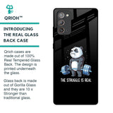 Real Struggle Glass Case for Samsung Galaxy Note 20