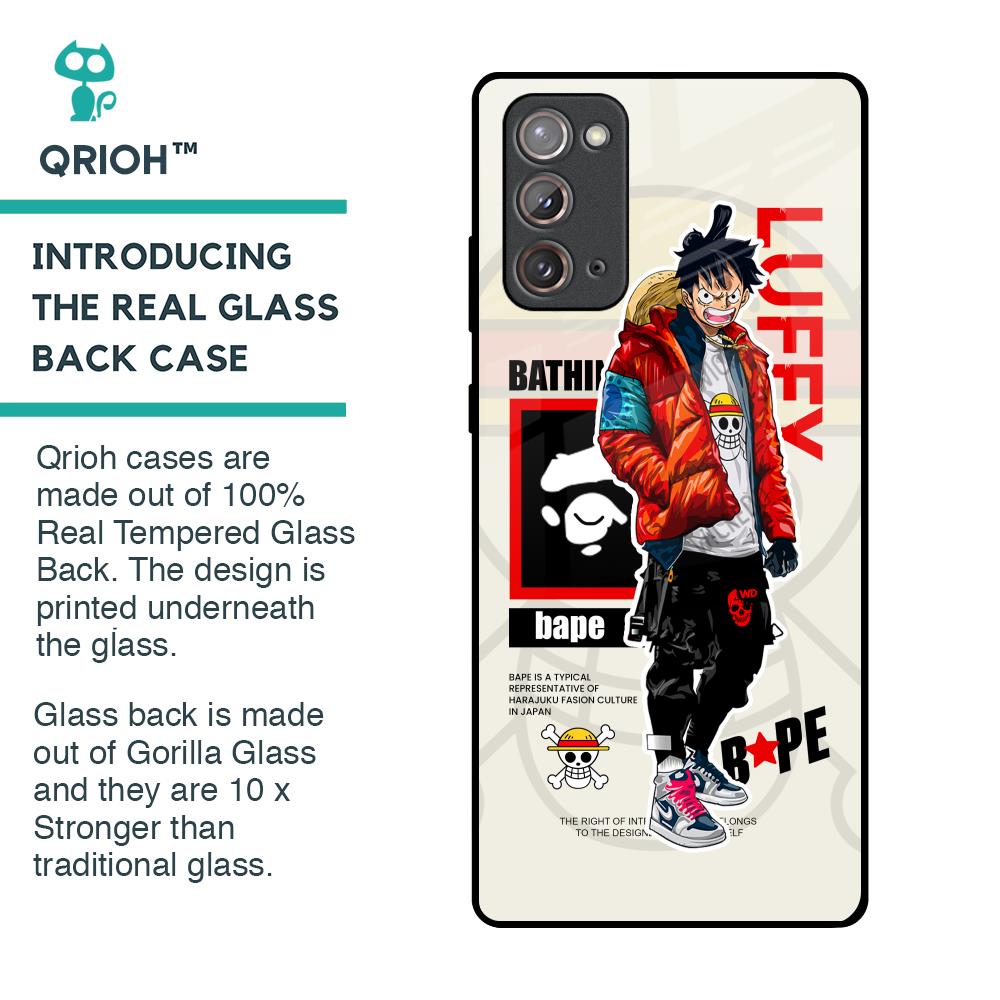 Bape Luffy Glass Case for Samsung Galaxy Note 20