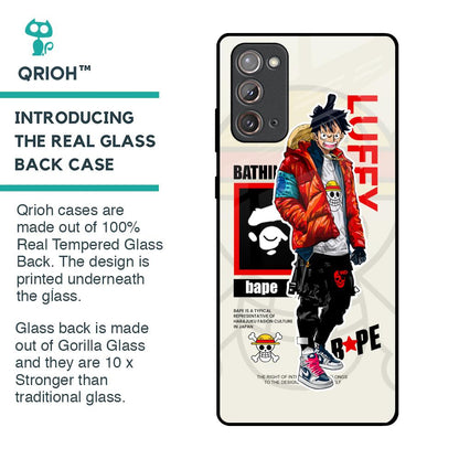 Bape Luffy Glass Case for Samsung Galaxy Note 20
