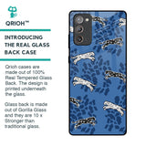 Blue Cheetah Glass Case for Samsung Galaxy Note 20