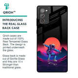 Retro Astronaut Glass Case for Samsung Galaxy Note 20