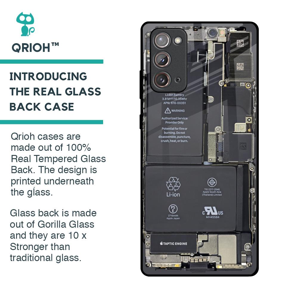 Skeleton Inside Glass Case for Samsung Galaxy Note 20
