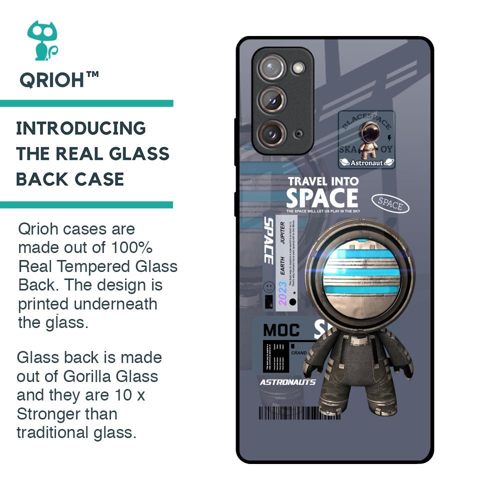 Space Travel Glass Case for Samsung Galaxy Note 20