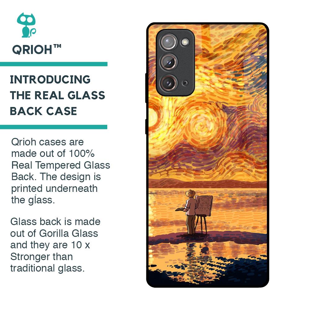 Sunset Vincent Glass Case for Samsung Galaxy Note 20