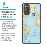 Travel Map Glass Case for Samsung Galaxy Note 20
