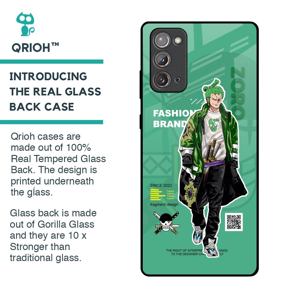 Zoro Bape Glass Case for Samsung Galaxy Note 20