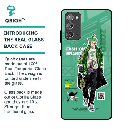 Zoro Bape Glass Case for Samsung Galaxy Note 20