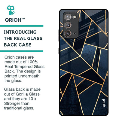 Abstract Tiles Glass Case for Samsung Galaxy Note 20