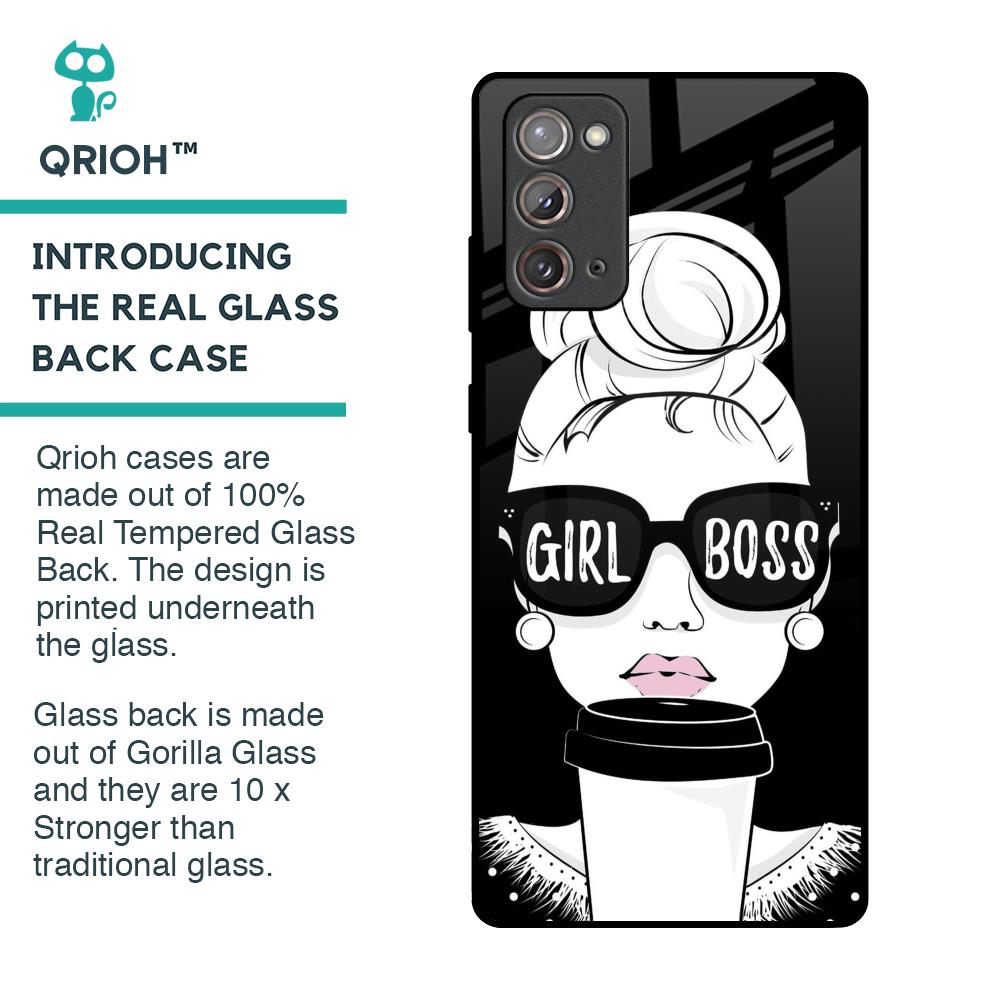 Girl Boss Glass Case For Samsung Galaxy Note 20