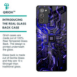 Techno Color Pattern Glass Case For Samsung Galaxy Note 20