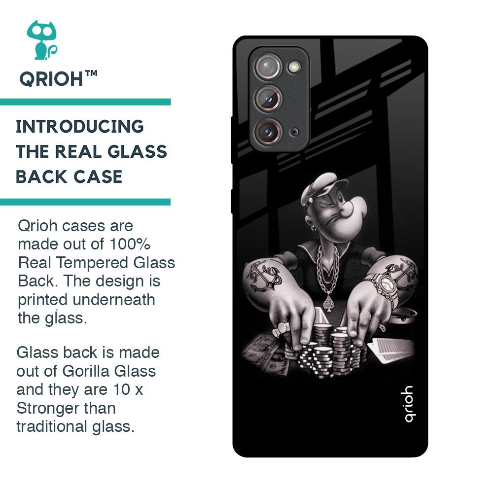 Gambling Problem Glass Case For Samsung Galaxy Note 20