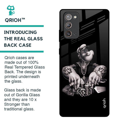 Gambling Problem Glass Case For Samsung Galaxy Note 20