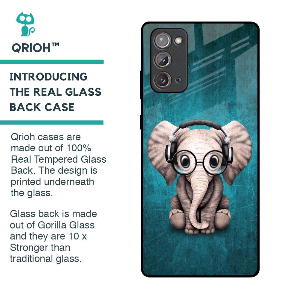 Adorable Baby Elephant Glass Case For Samsung Galaxy Note 20