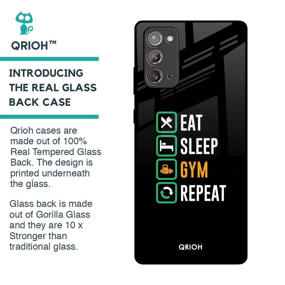Daily Routine Glass Case for Samsung Galaxy Note 20