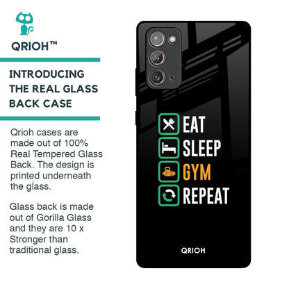Daily Routine Glass Case for Samsung Galaxy Note 20