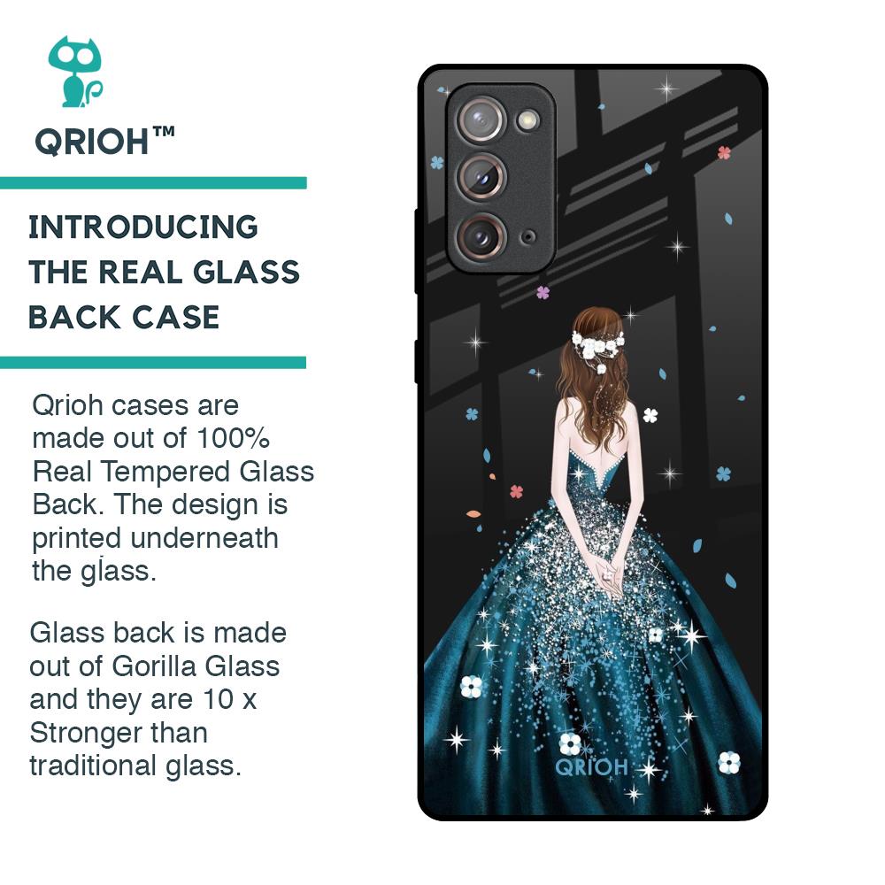 Queen Of Fashion Glass Case for Samsung Galaxy Note 20