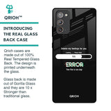 Error Glass Case for Samsung Galaxy Note 20
