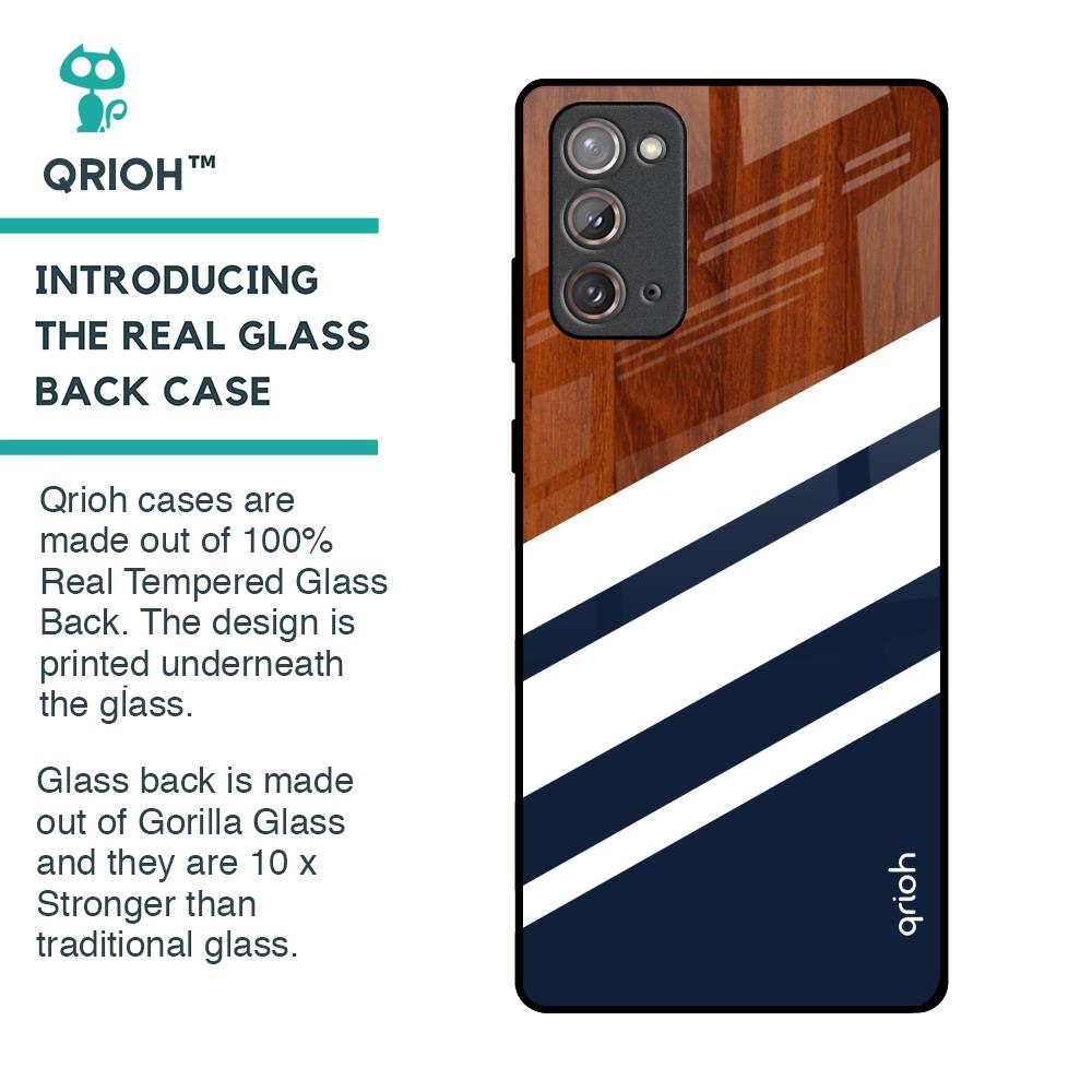 Bold Stripes Glass Case for Samsung Galaxy Note 20