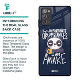 Struggling Panda Glass Case for Samsung Galaxy Note 20