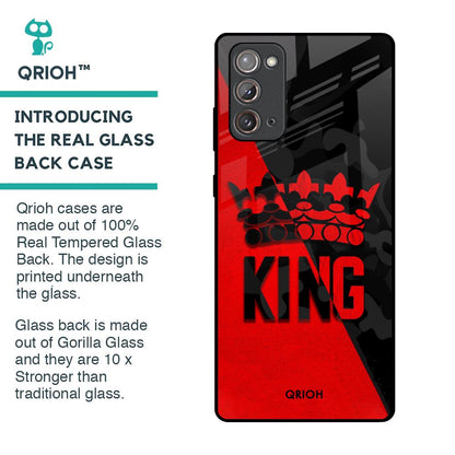 I Am A King Glass Case for Samsung Galaxy Note 20